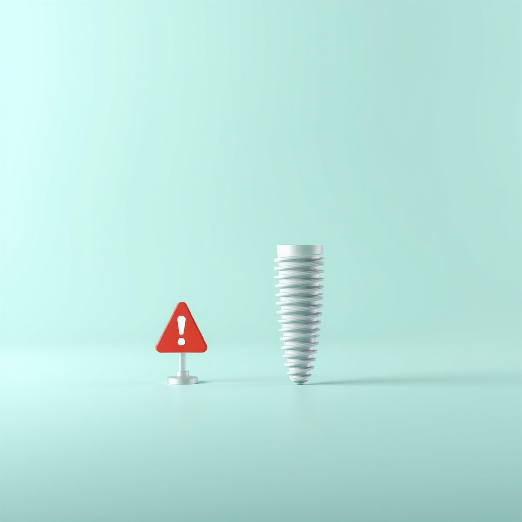 Illustration: Early Warning Signs of Dental Implant Failure and How to Prevent Them