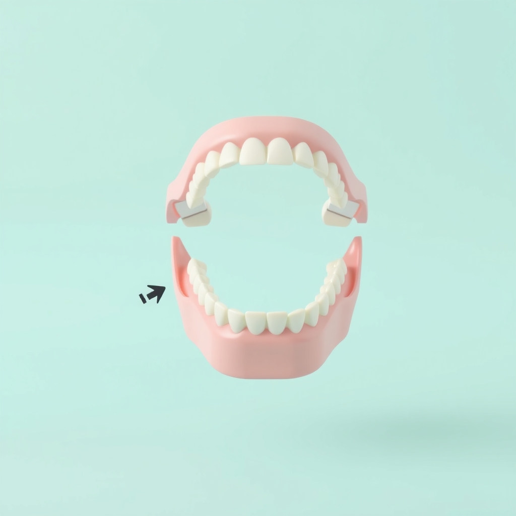 Illustration: How Chronic Mouth Breathing Affects Jaw Growth and Dental Alignment