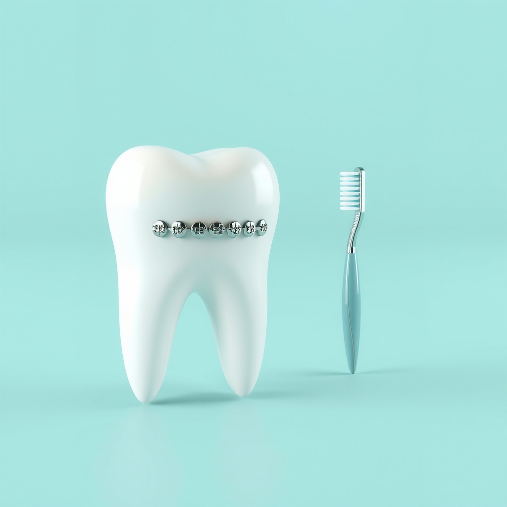 Illustration: How to Brush and Floss With Braces Without Getting Cavities