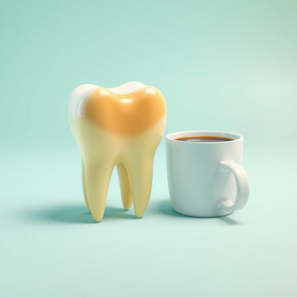 Illustration: Extrinsic vs Intrinsic Tooth Discoloration: Causes and Treatments