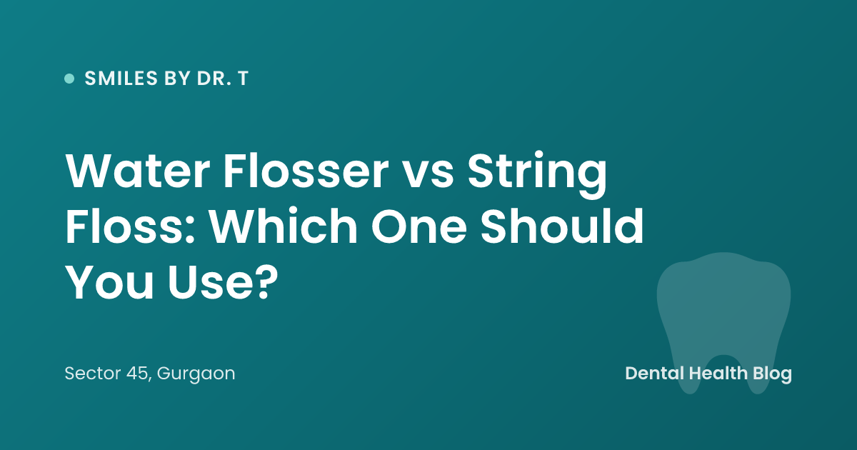Water Flosser vs String Floss: Which One Should You Use?